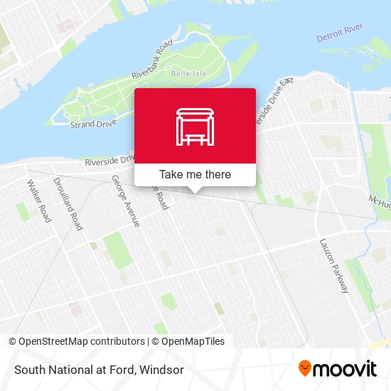 South National at Ford map