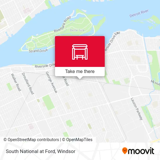 South National at Ford map