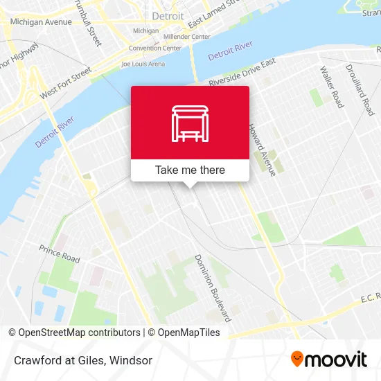 Crawford at Giles map