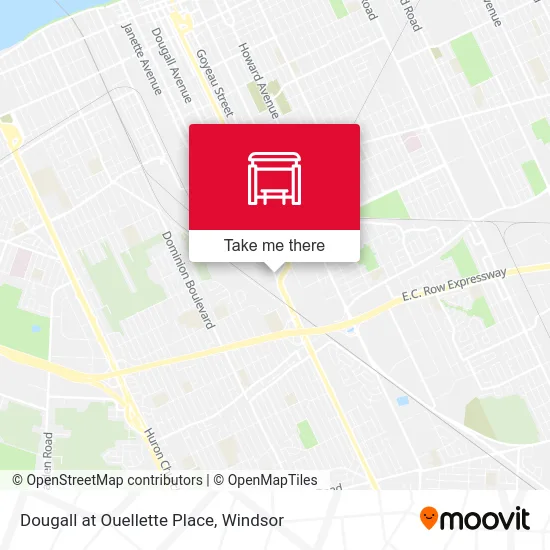Dougall at Ouellette Place map