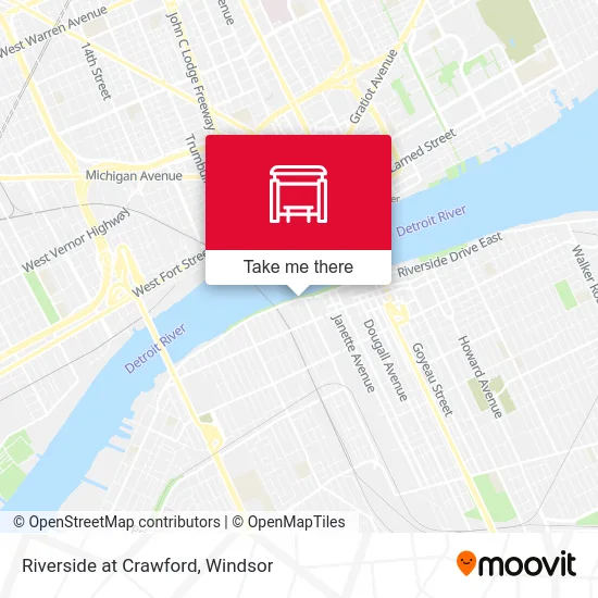 Riverside at Crawford map