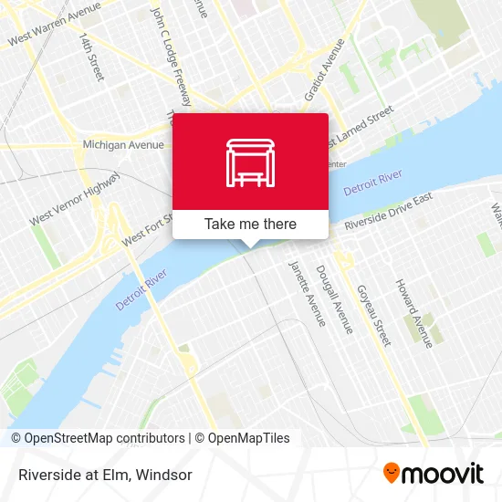 Riverside at Elm map