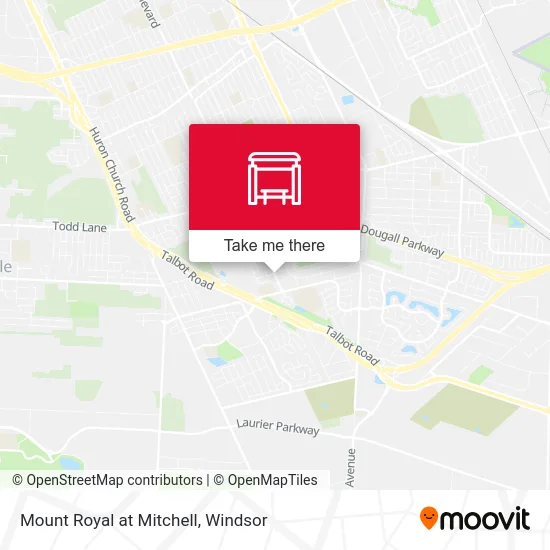Mount Royal at Mitchell map