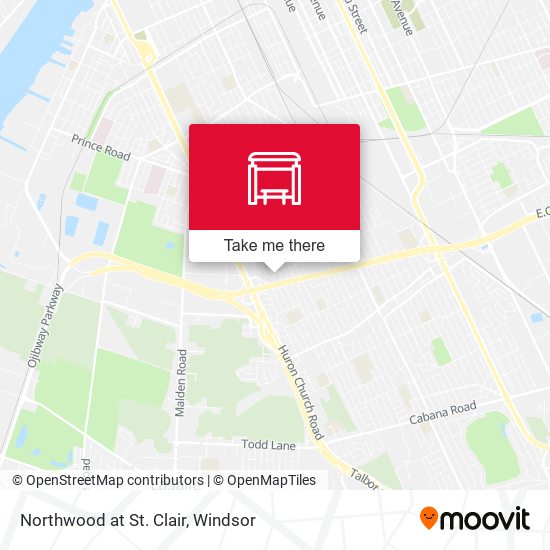 Northwood at St. Clair map