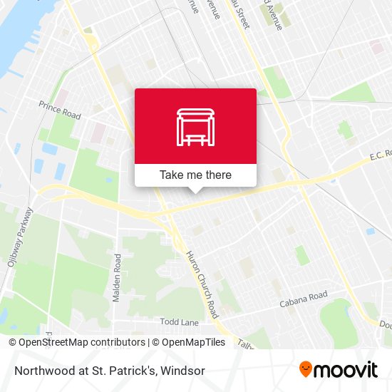 Northwood at St. Patrick's map