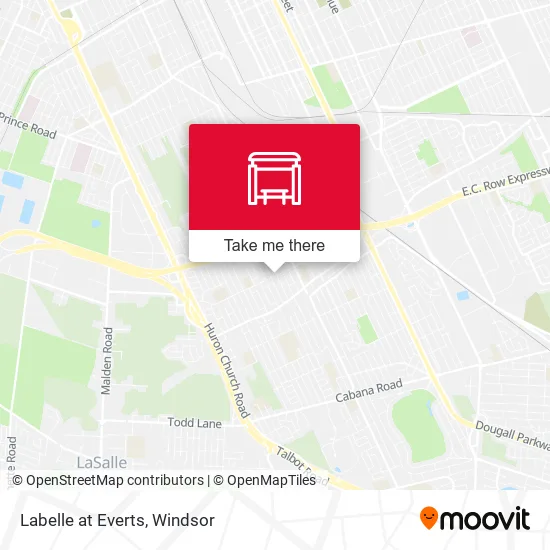 Labelle at Everts map
