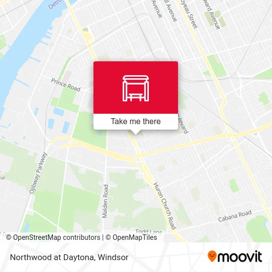 Northwood at Daytona map