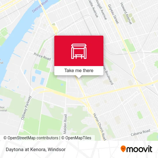 Daytona at Kenora map