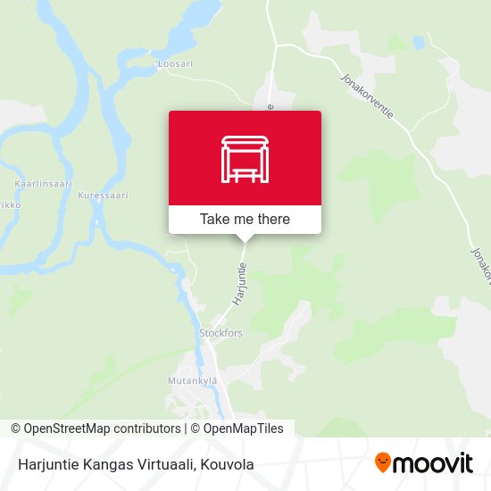Harjuntie Kangas Virtuaali map
