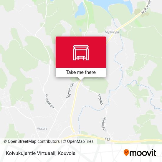 Koivukujantie Virtuaali map
