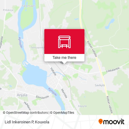 Lidl Inkeroinen P map