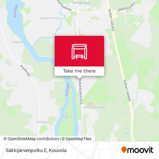 Säkkijärvenpolku E map