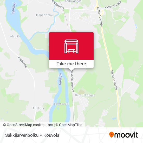 Säkkijärvenpolku P map