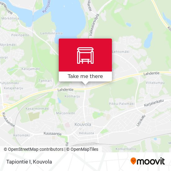 Tapiontie I map