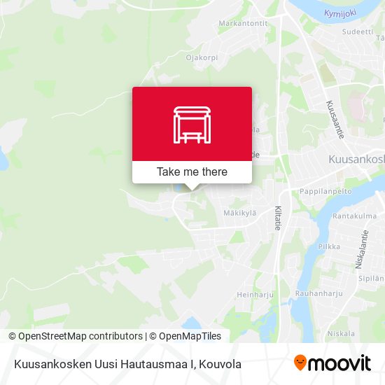 Kuusankosken Uusi Hautausmaa I map