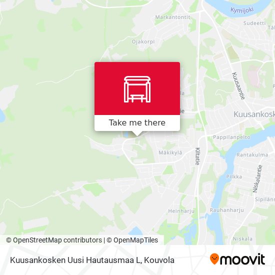 Kuusankosken Uusi Hautausmaa L map