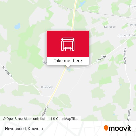 Hevossuo I map