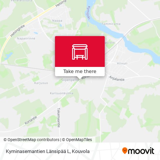 Kyminasemantien Länsipää L map