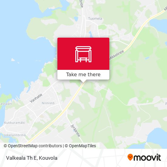 Valkeala Th E map