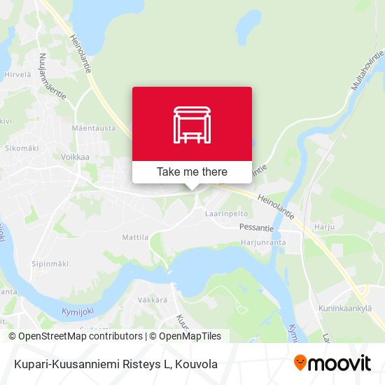 Kupari-Kuusanniemi Risteys L map