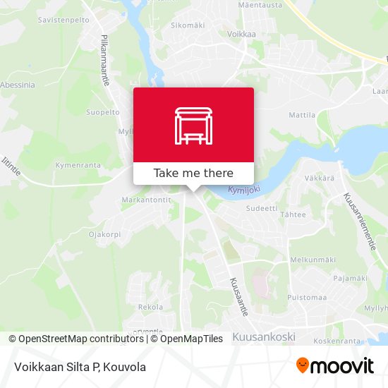 Voikkaan Silta P map