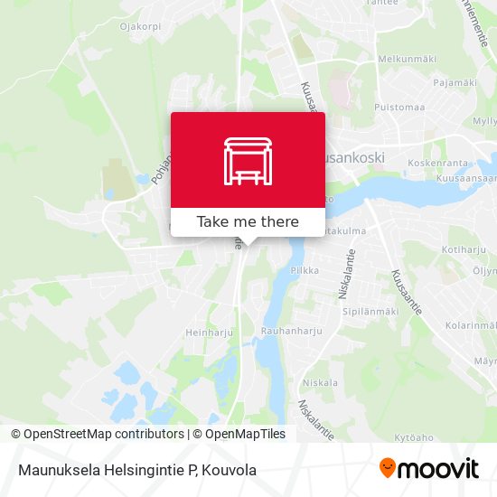 Maunuksela Helsingintie P map