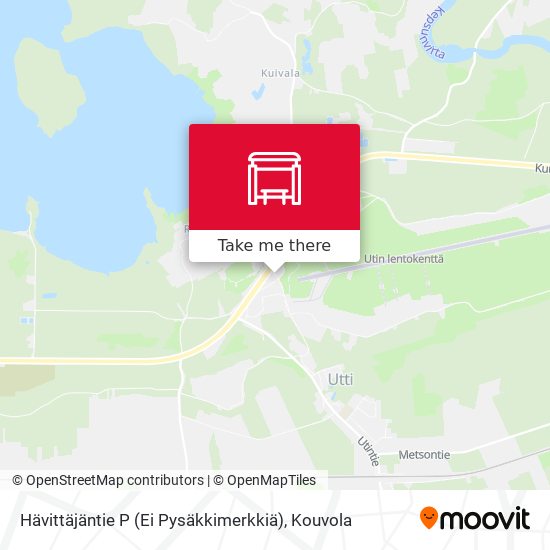 Hävittäjäntie P (Ei Pysäkkimerkkiä) map