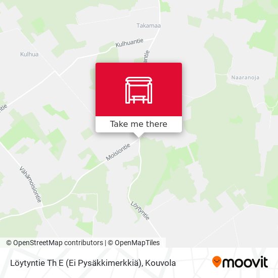 Löytyntie Th E (Ei Pysäkkimerkkiä) map