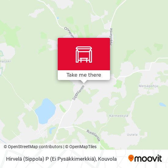 Hirvelä (Sippola) P (Ei Pysäkkimerkkiä) map