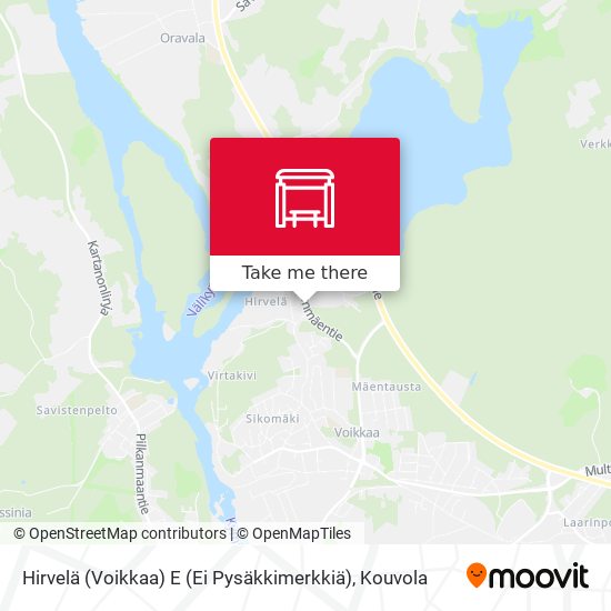 Hirvelä (Voikkaa) E (Ei Pysäkkimerkkiä) map