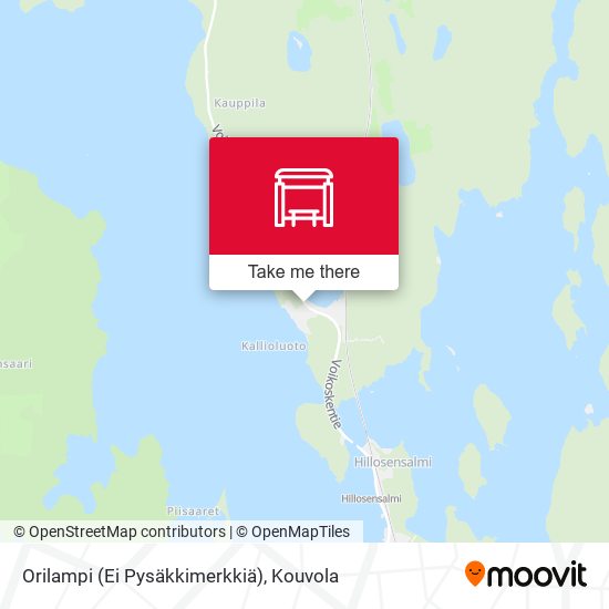 Orilampi (Ei Pysäkkimerkkiä) map