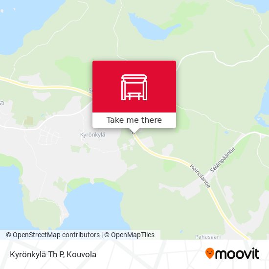 Kyrönkylä Th P map