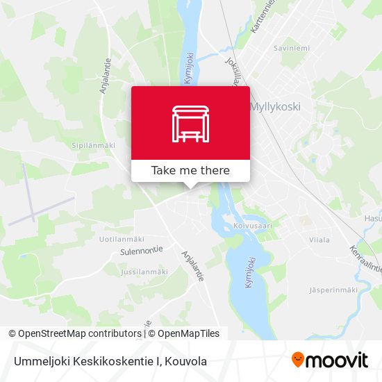 Ummeljoki Keskikoskentie I map