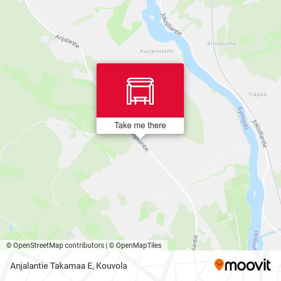 Anjalantie  Takamaa E map