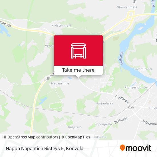 Nappa Napantien Risteys E map