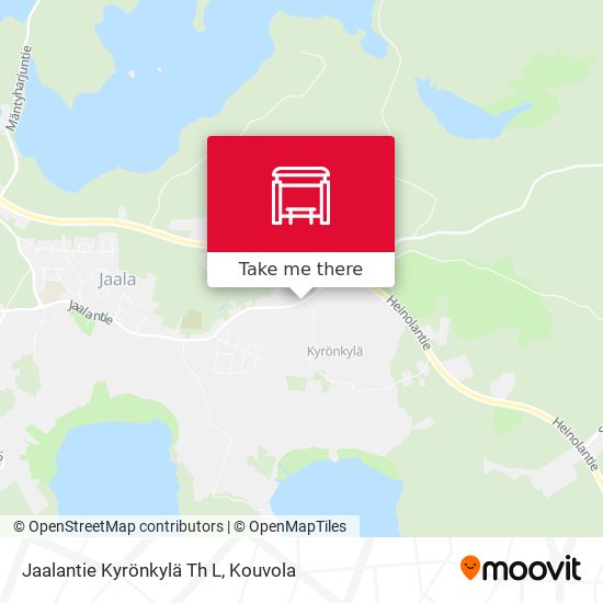 Jaalantie Kyrönkylä Th L map