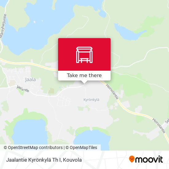 Jaalantie Kyrönkylä Th I map