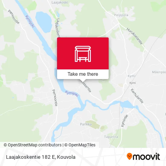Laajakoskentie 182 E map