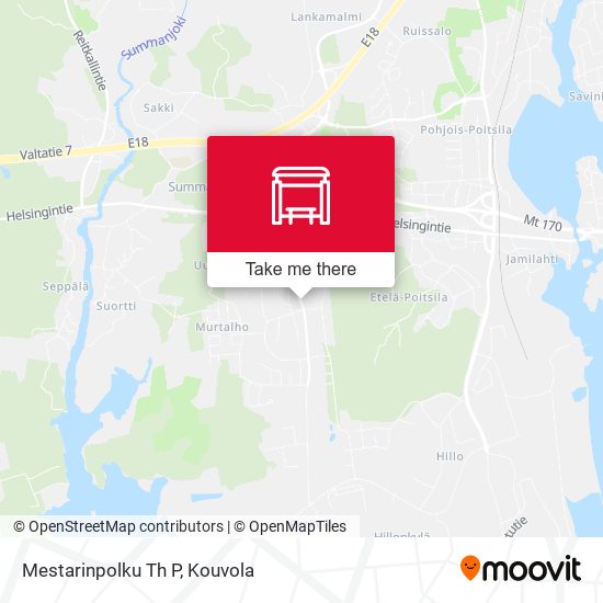 Mestarinpolku  Th P map