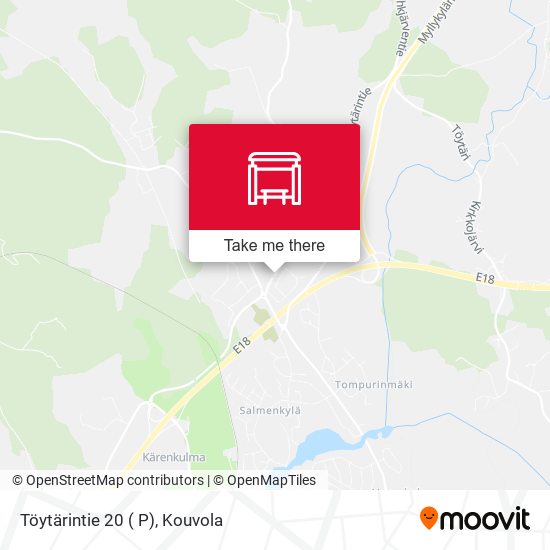 Töytärintie 20 ( P) map