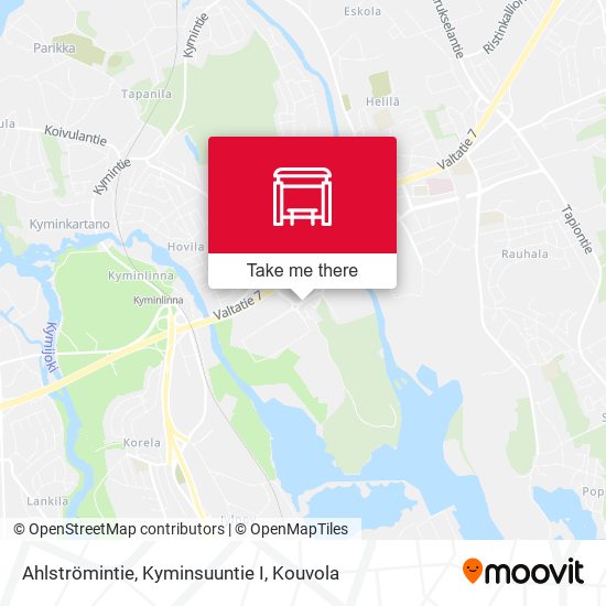 Ahlströmintie, Kyminsuuntie I map