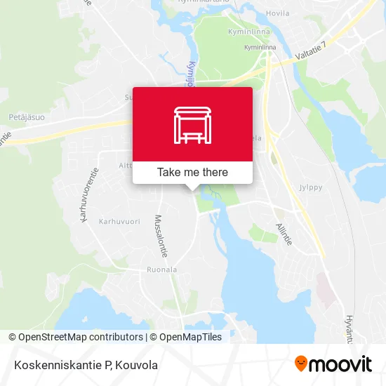 Koskenniskantie P map