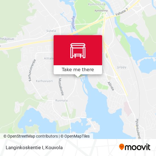 Langinkoskentie I map