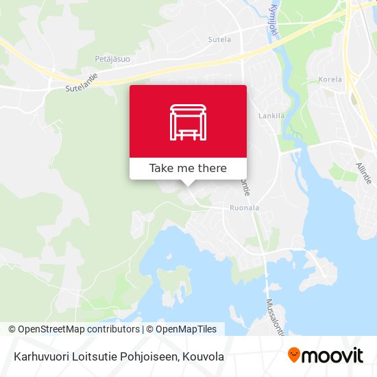 Karhuvuori Loitsutie Pohjoiseen map