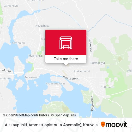 Alakaupunki, Ammattiopisto(La-Asemalle) map