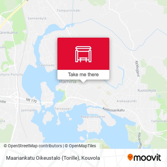 Maariankatu  Oikeustalo (Torille) map