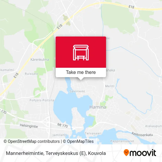 Mannerheimintie, Terveyskeskus (E) map