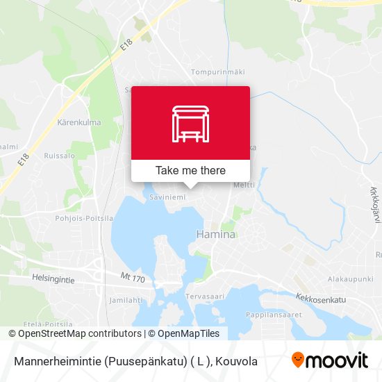 Mannerheimintie  (Puusepänkatu) ( L ) map