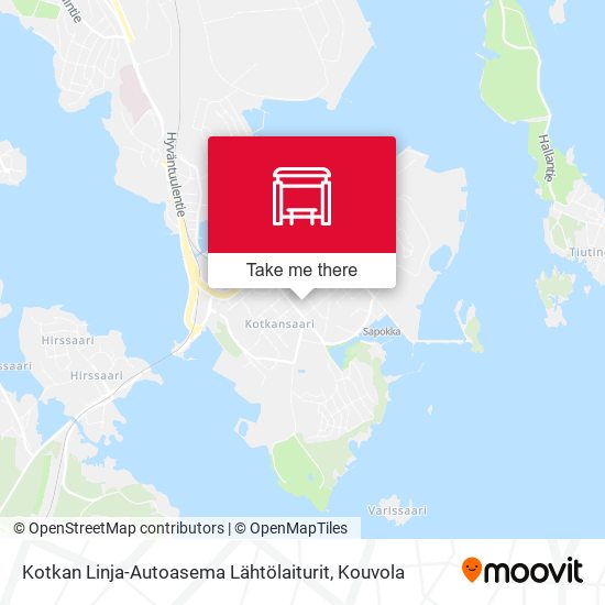 Kotkan Linja-Autoasema Lähtölaiturit map