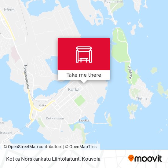 Kotka Norskankatu Lähtölaiturit map
